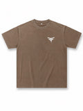 Fury Fit Premium Oversized Acid Wash Tee - Tan