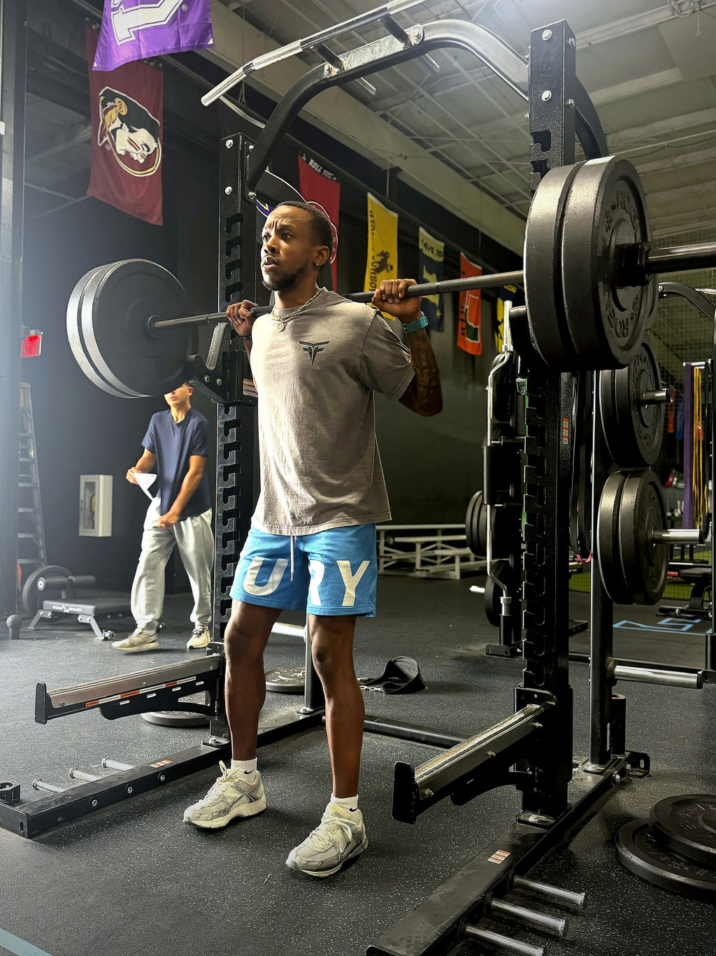 Fury Fit Performance Shorts - Light Blue